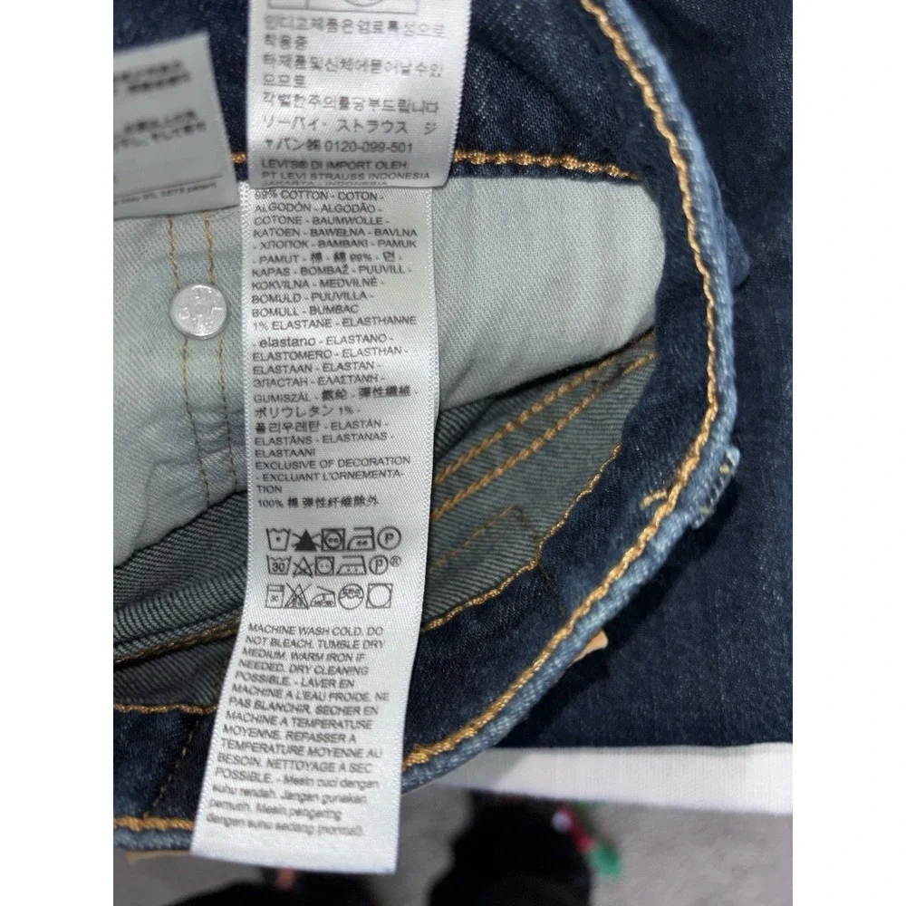 Levi's 541 Dark Blue Men's Stretch Athletic Tapered Denim Jeans Size 36W X 34L